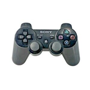 Genuine Sony Playstation 3 Dualshock Black Wireless Controller CECHZC2U Tested